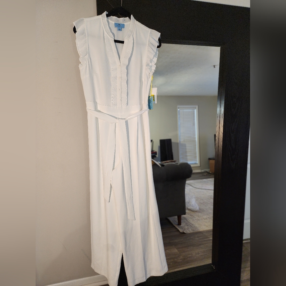 CeCe Off-white, Ivory Jumpsuit